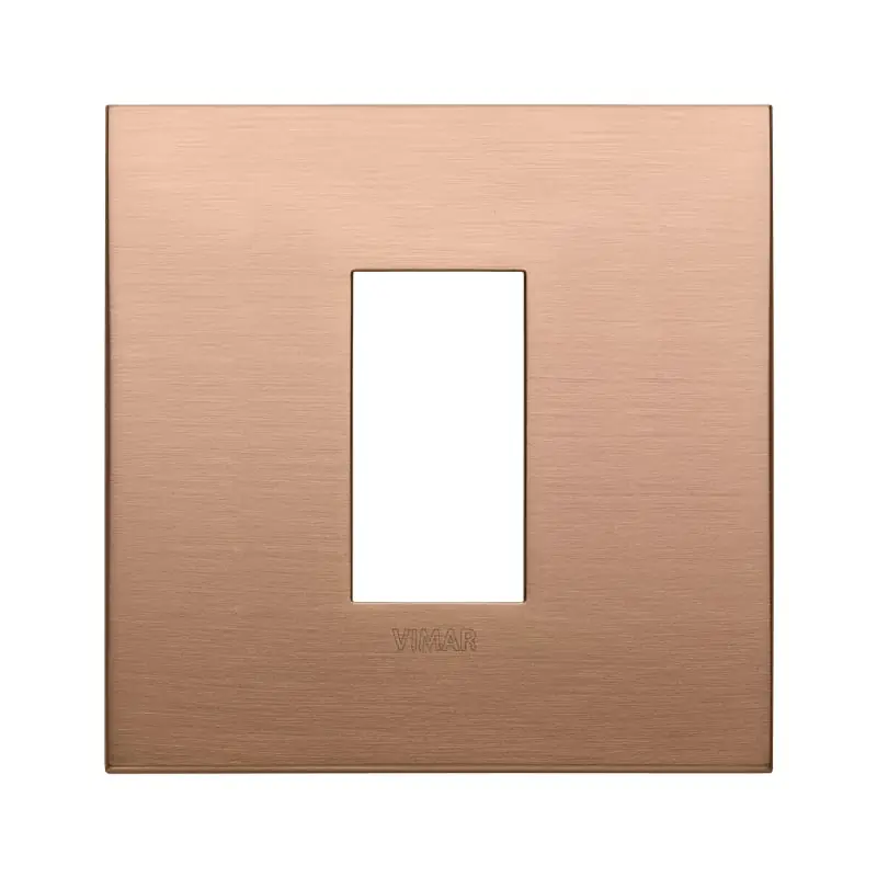 Placca Classic 1M rame spazzolato - Vimar 19641.11