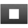 Placca Classic 2M centrali coal matt - Vimar 19652.01