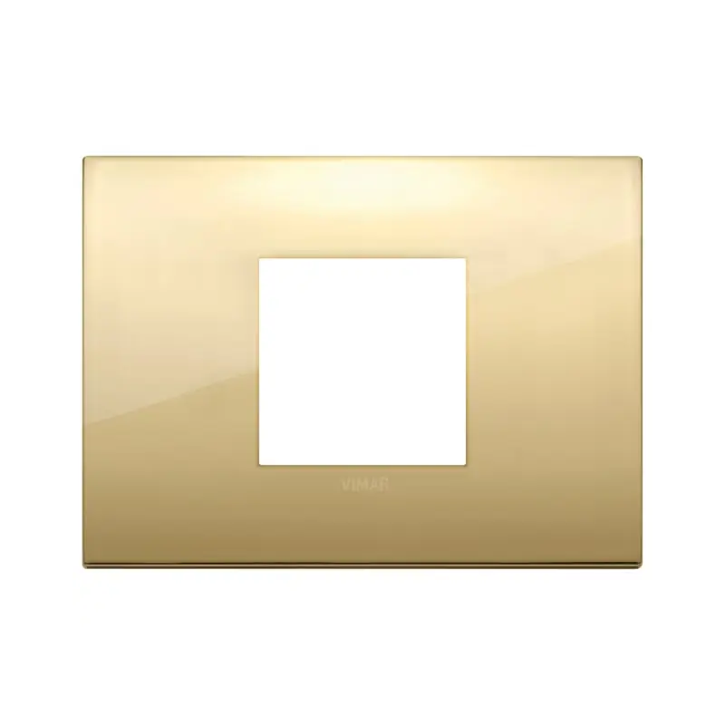 Placca Classic 2M centrali oro - Vimar 19652.07