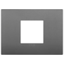 Placca Classic 2M centrali grigio - Vimar 19652.72