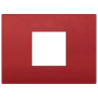 Placca Classic 2M centrali rosso matt - Vimar 19652.75