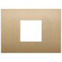 Placca Classic 2M centrali oro matt - Vimar 19652.78