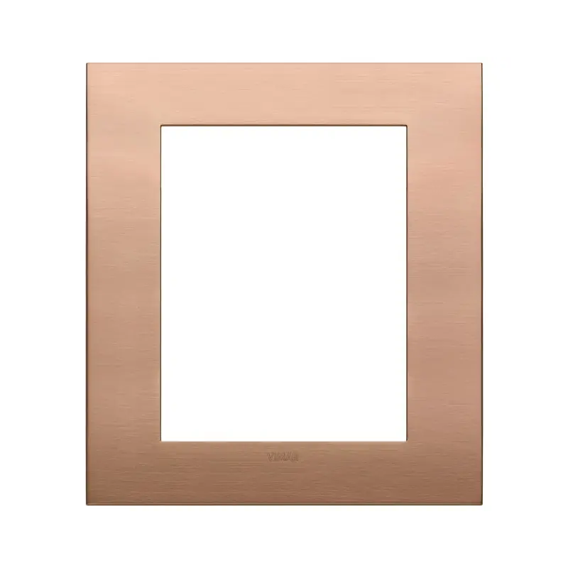 Placca Classic 8M rame spazzolato - Vimar 19668.11