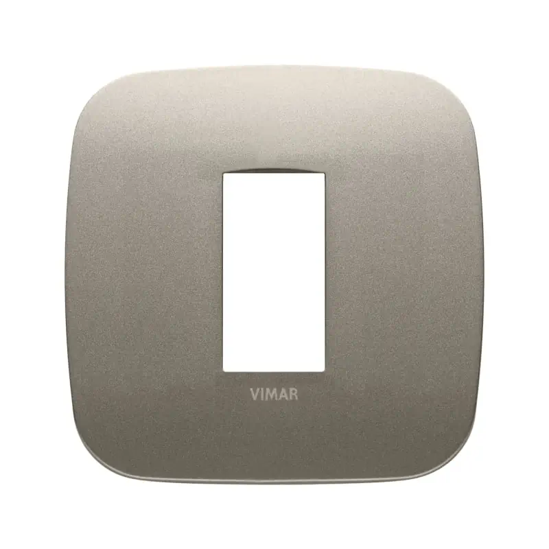 Placca Round 1M champagne matt - Vimar 19671.13