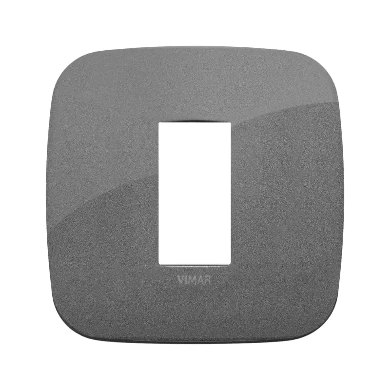 Placca Round 1M ardesia - Vimar 19671.22