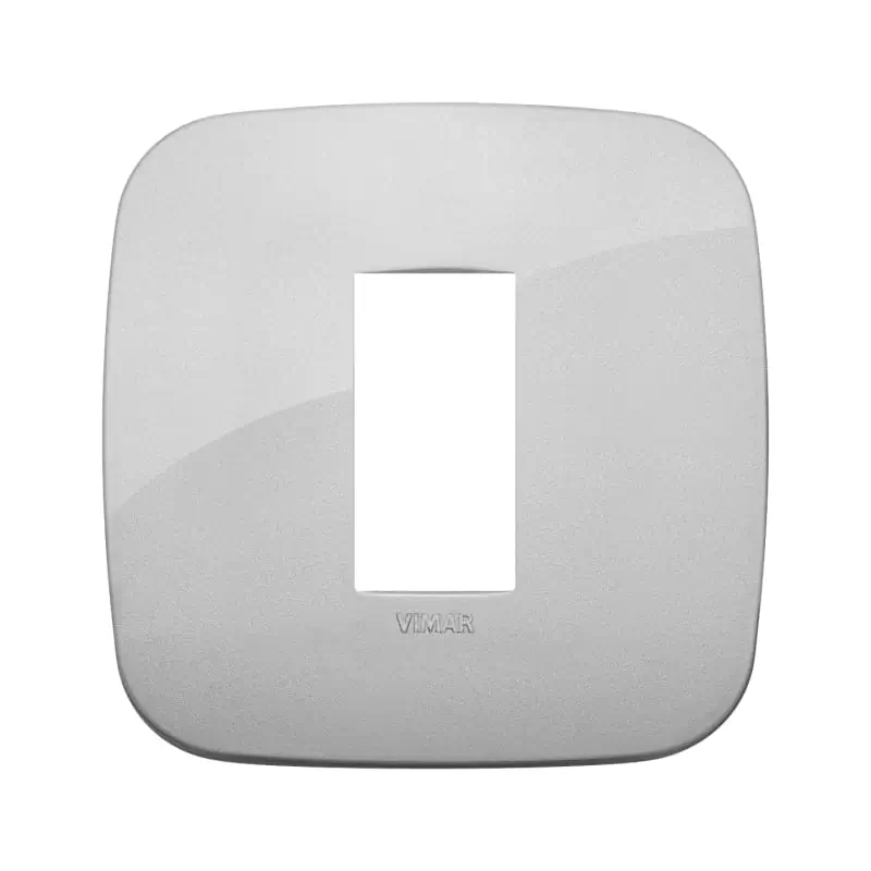 Placca Round 1M silver - Vimar 19671.89