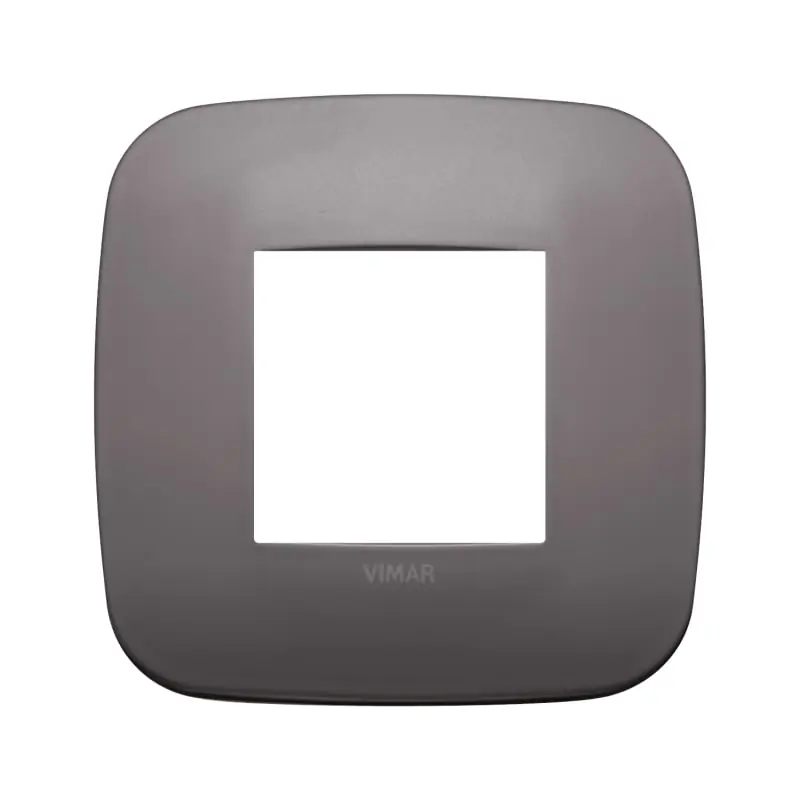 Placca Round 2M nichel dark - Vimar 19672.29