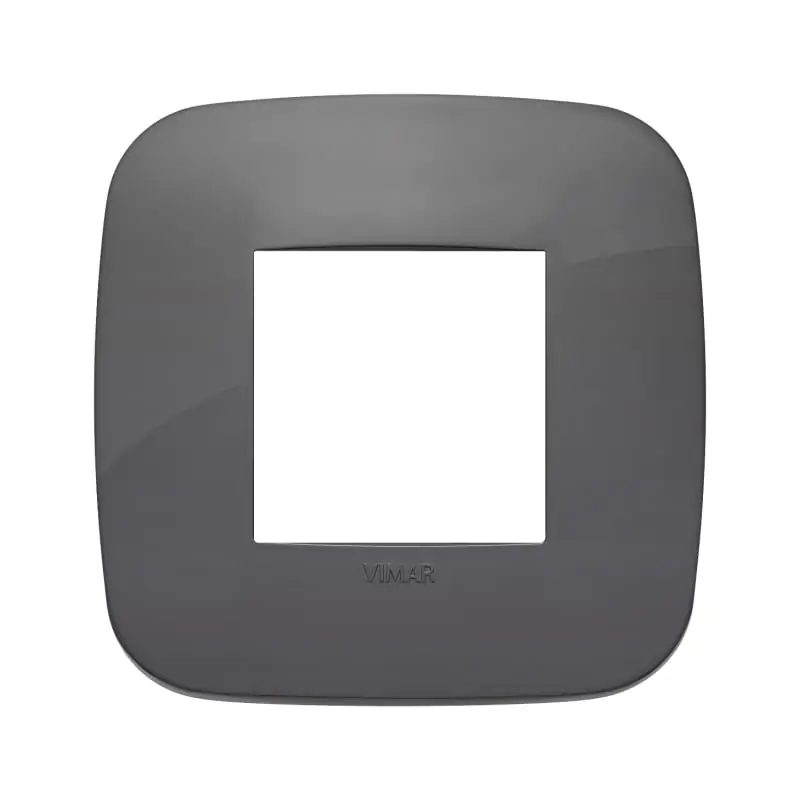 Placca Round 2M grigio - Vimar 19672.82
