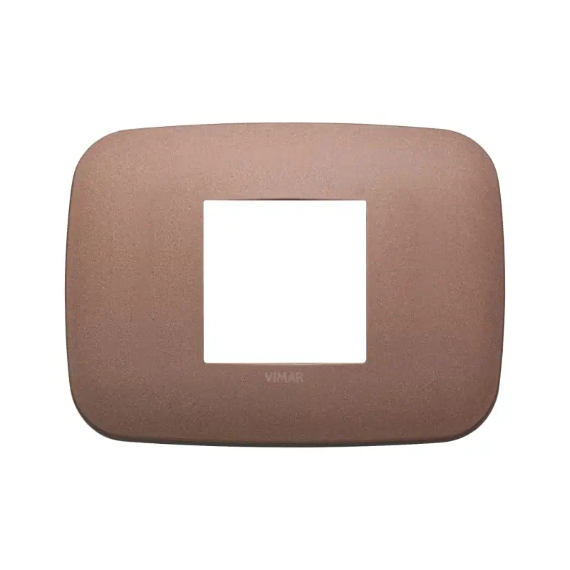Placca Round 2M centrali bronzo matt - Vimar 19682.24