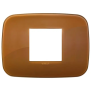 Placca Round 2M centrali Reflex caramel - Vimar 19682.62