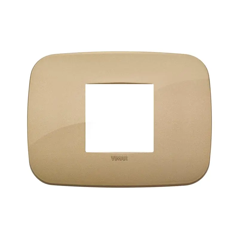 Placca Round 2M centrali oro antico - Vimar 19682.88