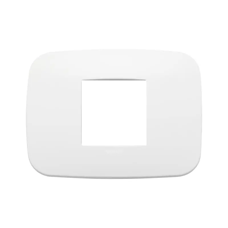 Placca Round 2MC polar matt total look - Vimar 19682.B26