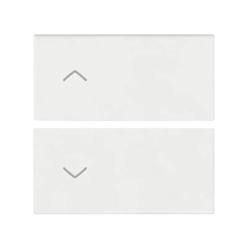 Due mezzi tasti 2M simboli frecce bianco - Vimar 19752.2.B