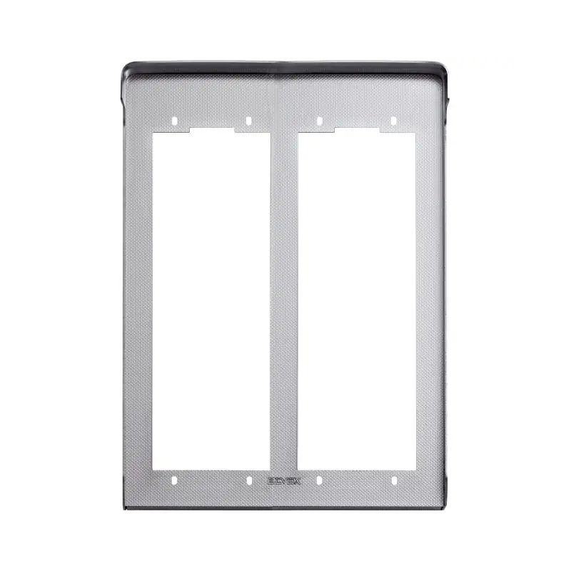 Cornice per 2 placche 2M acciaio - Vimar 1P22