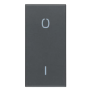 Tasto 1M simbolo O I grigio - Vimar 20021.99