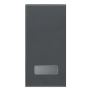 Tasto 1M con diffusore grigio - Vimar 20026