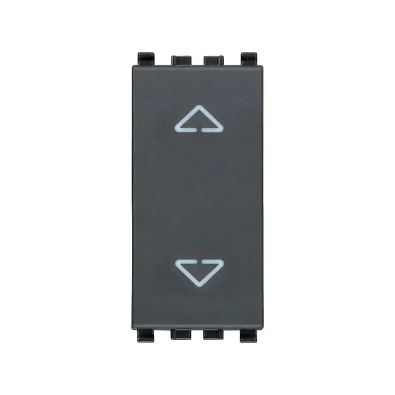 Pulsante commutatore 2P 10A grigio - Vimar 20061