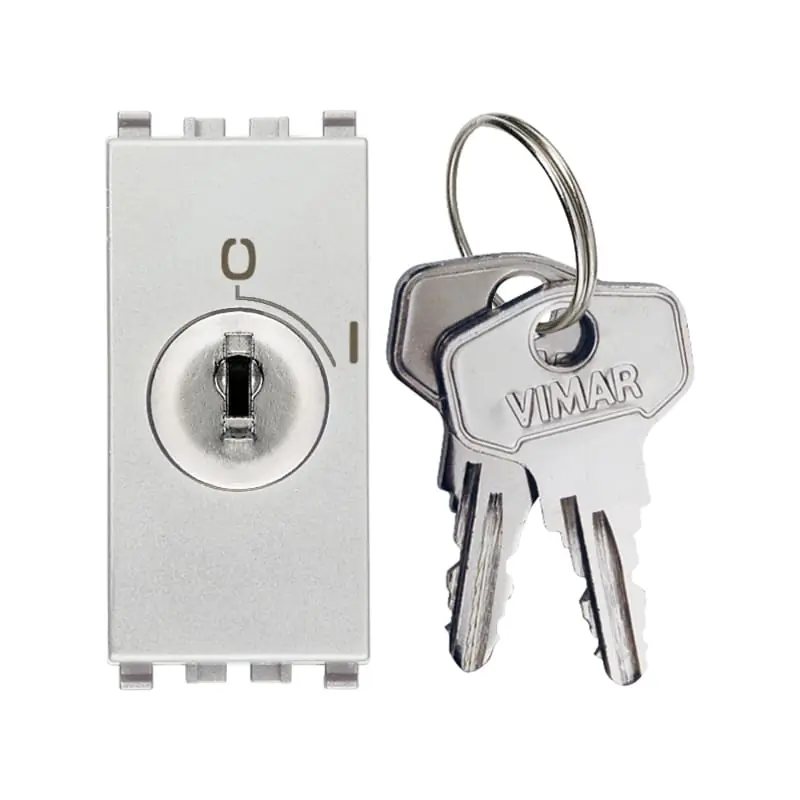 Interruttore 2P 16AX + chiave unif. Next - Vimar 20083.CU.N