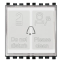 Pulsante + 2 spie hotel 230V - Vimar 20097