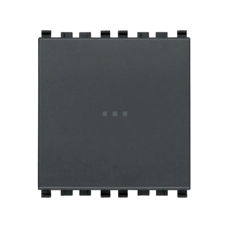 Pulsante 1P NO 10A assiale 2M grigio - Vimar 20108.2