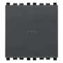Pulsante 1P NO 10A assiale 2M grigio - Vimar 20108.2