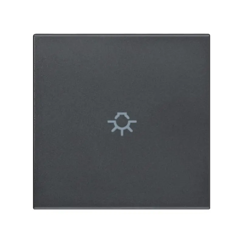 Tasto 2M simbolo luce assiale grigio - Vimar 20132.L