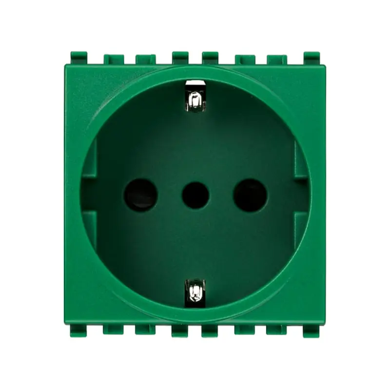 Presa 2P+T 16A P30 verde - Vimar 20209.V
