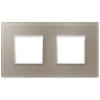 Placca 4M (2+2) int71 opale bruno - Vimar 21643.74
