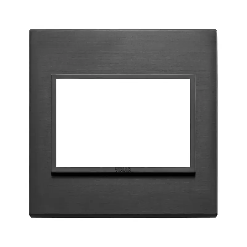 Placca 3M BS nero totale - Vimar 21648.18