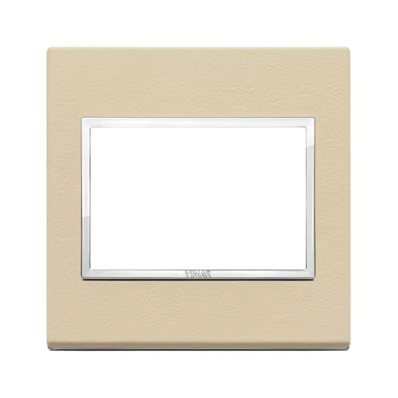 Placca 3M BS crema - Vimar 21648.21