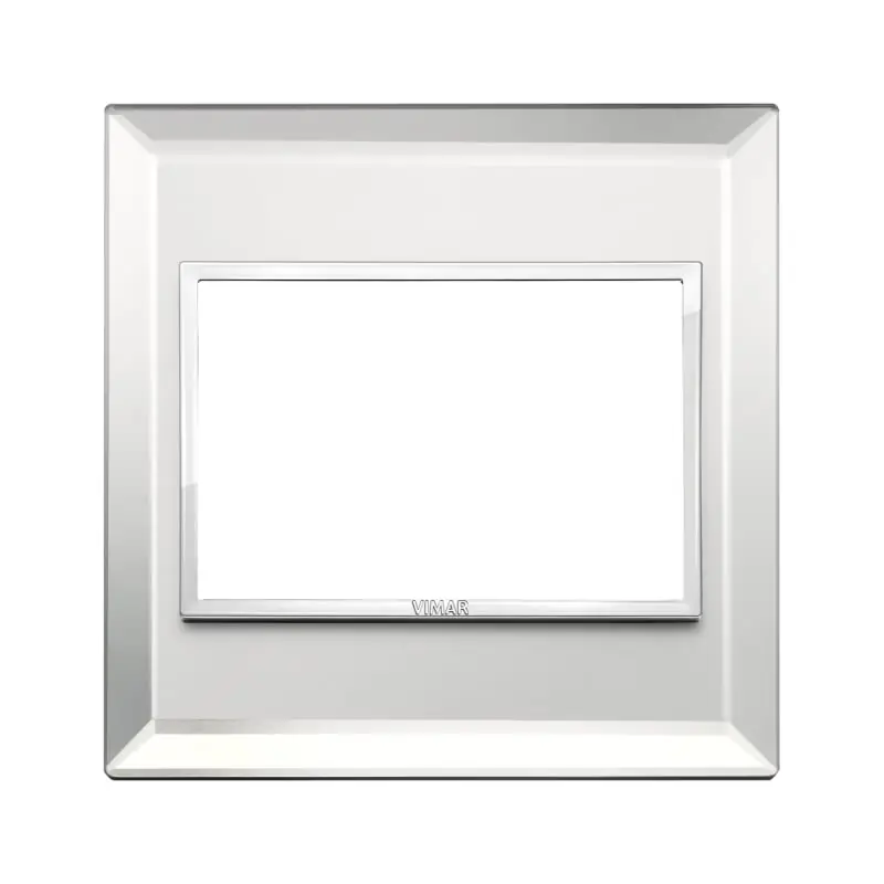 Placca 3M BS argento ghiaccio - Vimar 21648.72