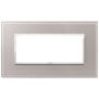 Placca 5M BS grigio perla - Vimar 21649.73