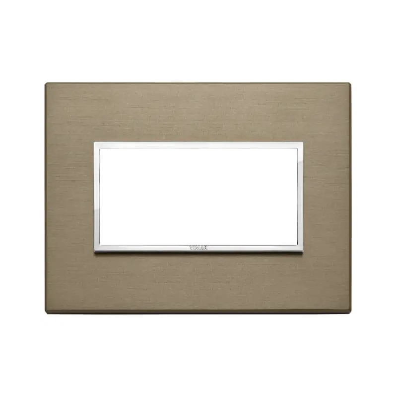 Placca 4M bronzo scuro - Vimar 21654.05