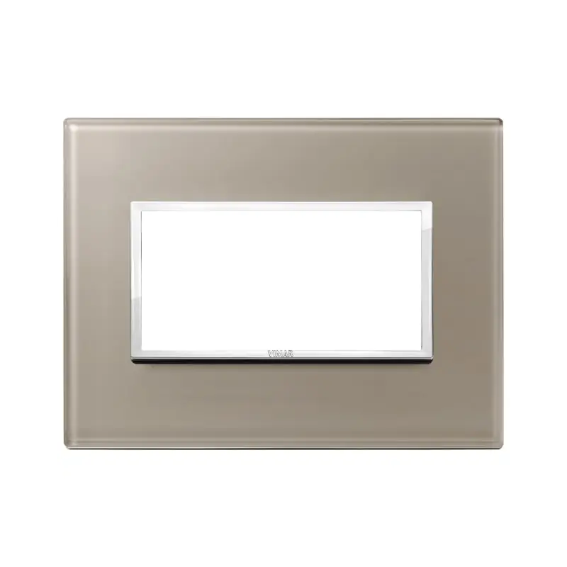 Placca 4M opale bruno - Vimar 21654.74