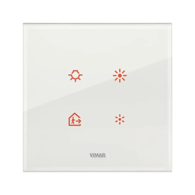 Placca 2M bianco diamante - Vimar 21662.70