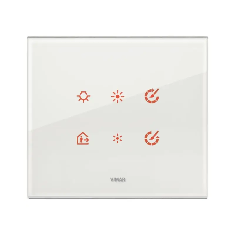 Placca 3M bianco diamante - Vimar 21663.70