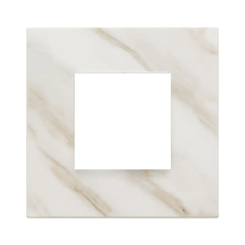 Placca 2M bianco Calacatta - Vimar 22642.51