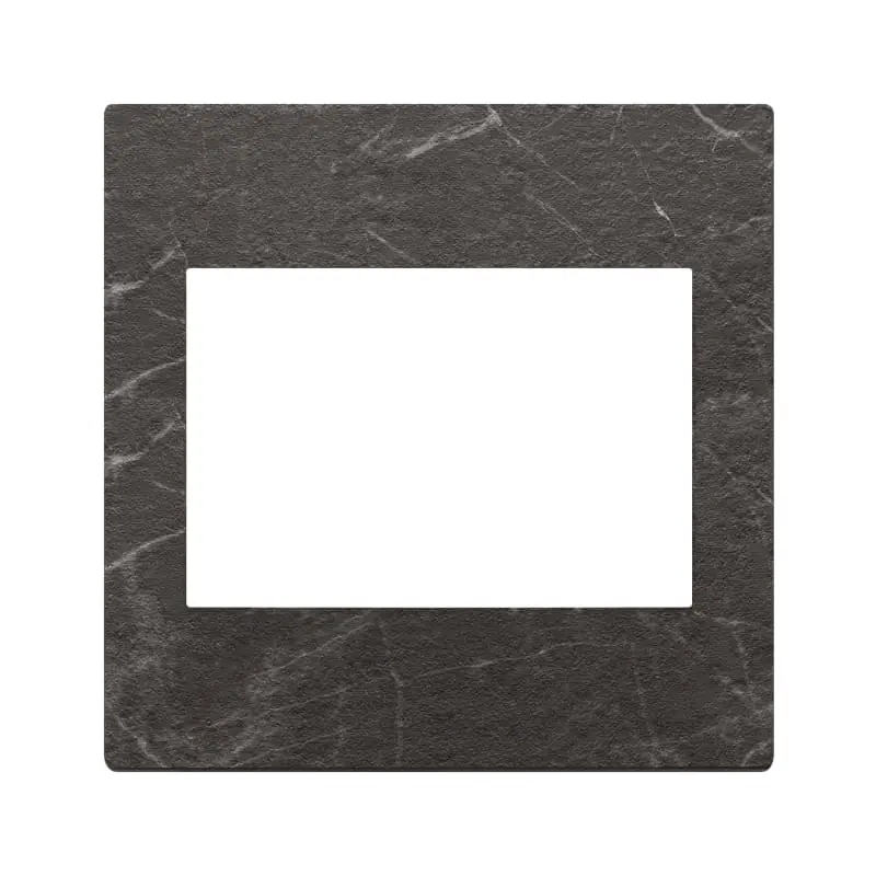 Placca 3M BS nero Marquina - Vimar 22648.53