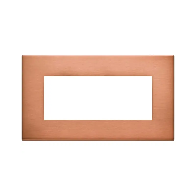 Placca 5M BS rame spazzolato - Vimar 22649.86