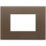 Placca 3M bronzo scuro spazzolato - Vimar 22653.12