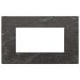 Placca 4M nero Marquina - Vimar 22654.53