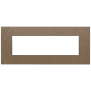 Placca 7M coffee brown - Vimar 22657.52