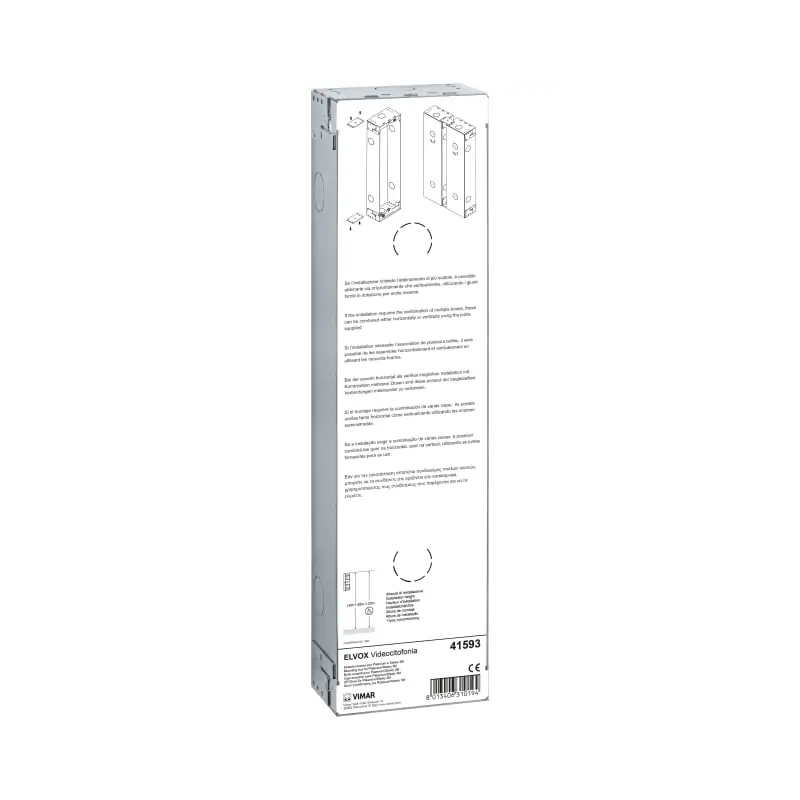 Scatola incasso per Patavium e Steely 3M - Vimar 41593