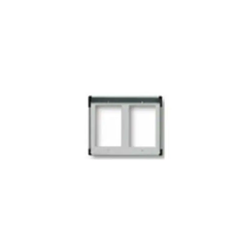 Cornice per 2 moduli 2x1 grigio luce - Vimar 9221