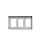 Cornice per 3 moduli 3x1 grigio luce - Vimar 9231