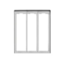 Cornice per 3 placche 3M alluminio - Vimar C333