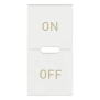 Tasto 1M simboli ON e OFF bianco - Vimar R19531.20.B