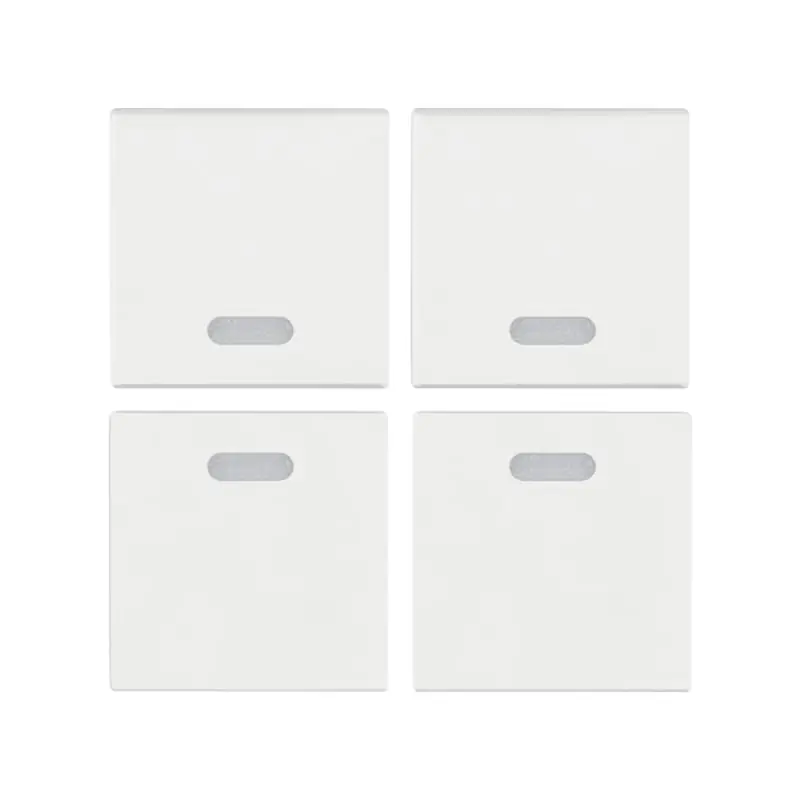 Quattro mezzi tasti 1M neutri bianco - Vimar R19841.B