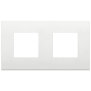 Placca 4M (2+2)int71 CL bianco - Vimar 19643.74