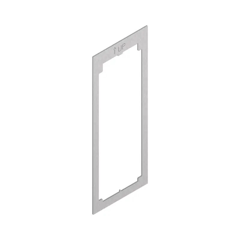 Adattatore per placca Flat 2M acciaio - Vimar 41582